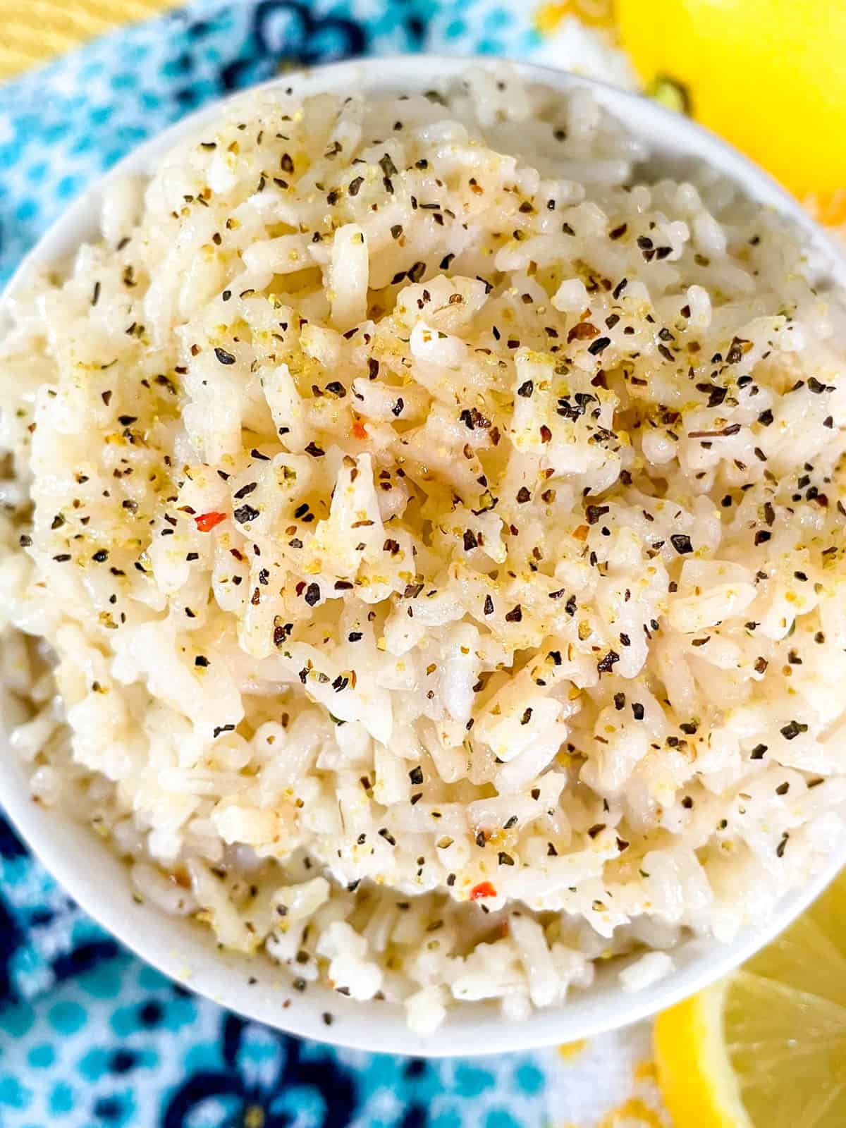 Garlic Lemon Pepper Rice
