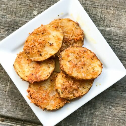 Garlic Parmesan Crusted Potatoes