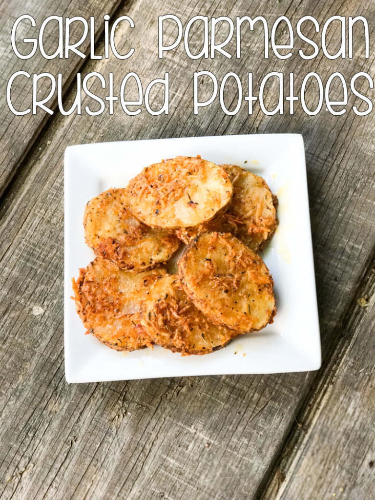 Garlic Parmesan Crusted Potatoes