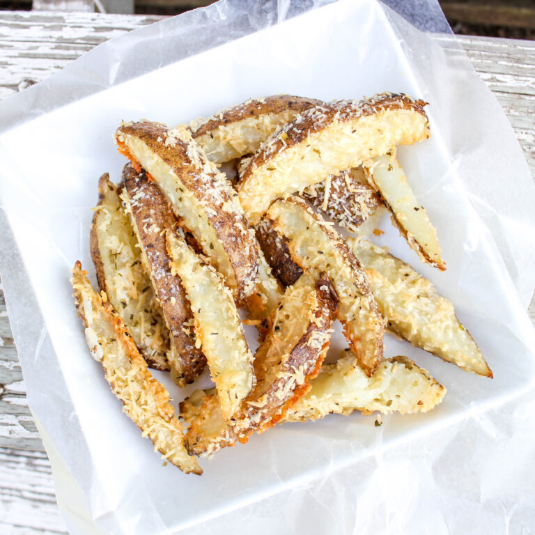 Garlic Parmesan Oregano Oven Fries