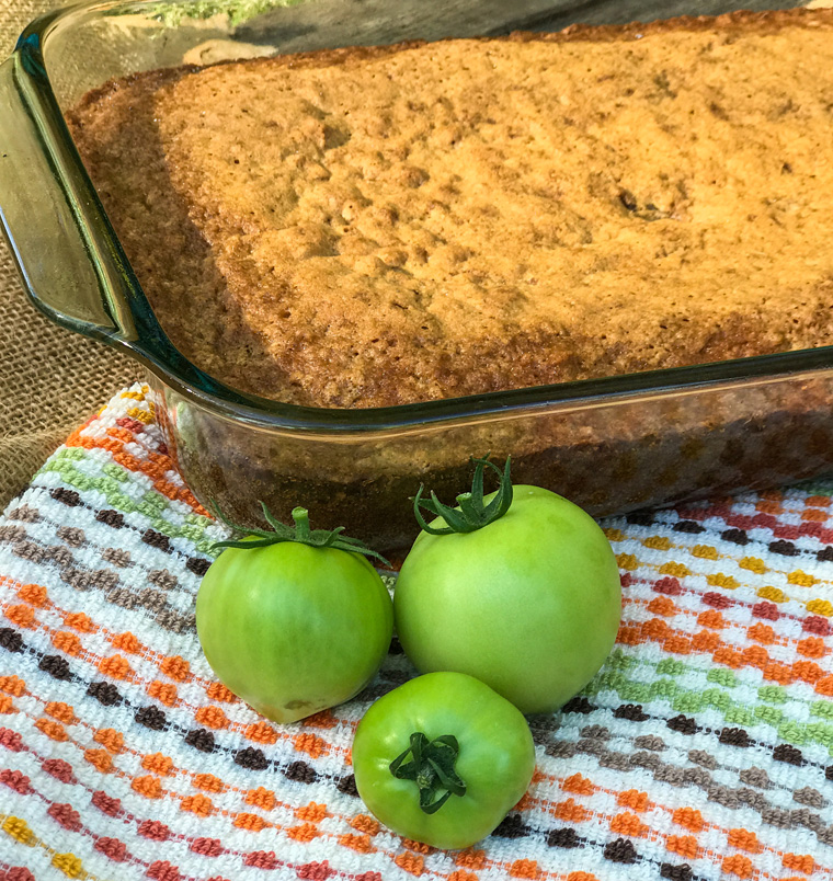 Green Tomato Spice Cake