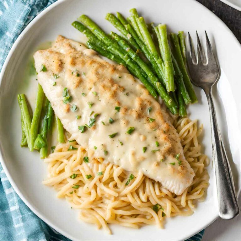 Grilled Creamy Parmesan Tilapia