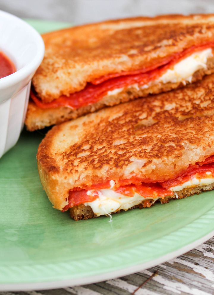 Grilled Pizza Sandwiches