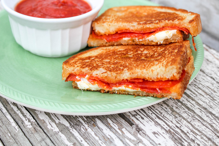 Grilled Pizza Sandwiches