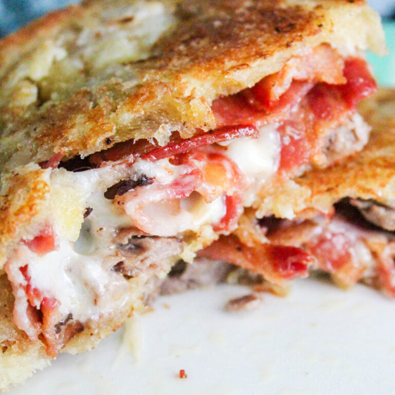 Grilled Roast Beef and Bacon Club Sandwich