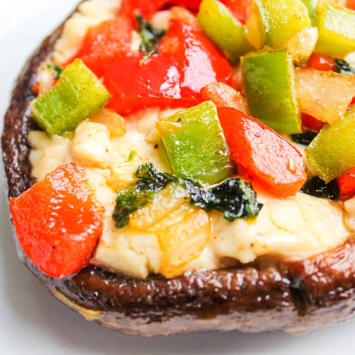 Grilled Veggie Portabella Pizzas