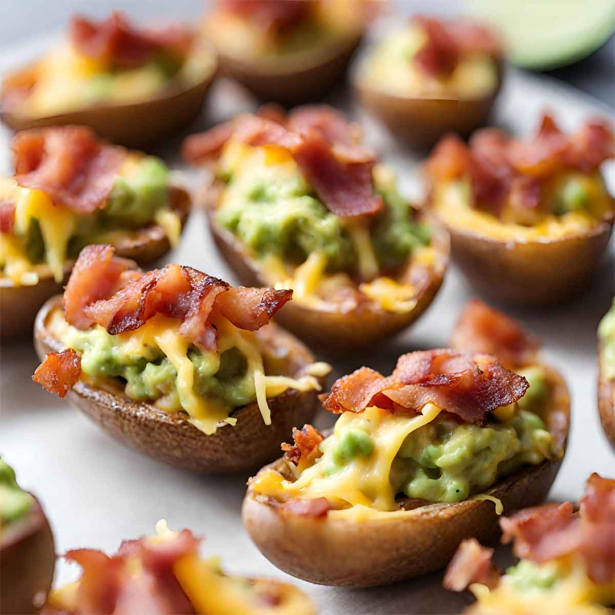 Guacamole Potato Skins