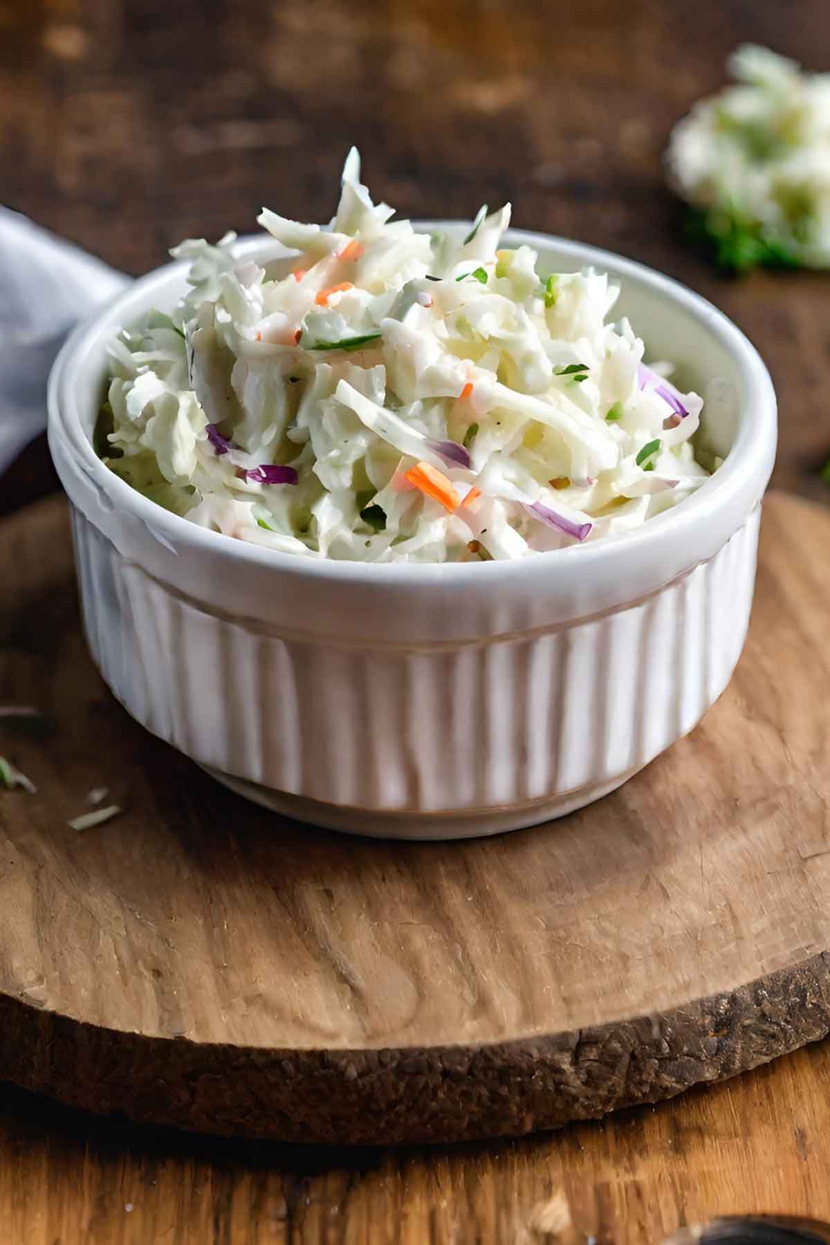 Homemade Coleslaw Non Sweet Recipe 
