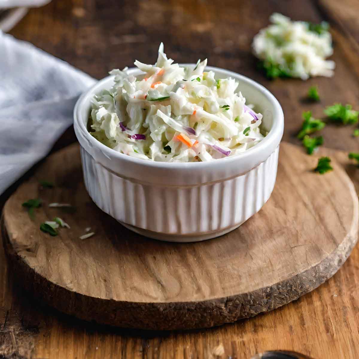 Homemade Coleslaw Non Sweet Recipe