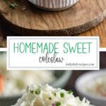 Homemade Coleslaw Non Sweet