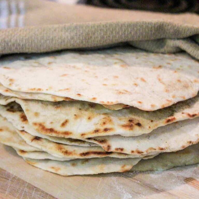 homemade flour tortillas