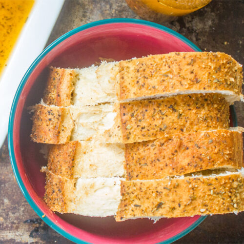Homemade Herb Crusted Italian Bread