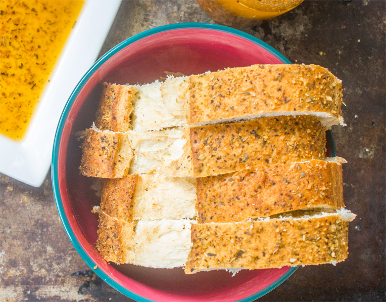 Homemade Herb Crusted Italian Bread