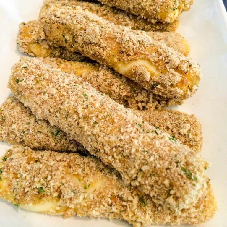 Homemade Mozzarella Sticks Three Ingredients Featured Image