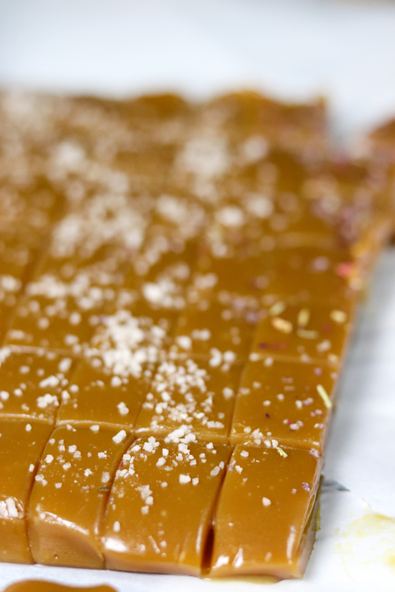 Homemade Salted Caramels
