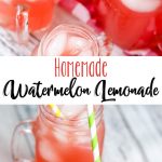 Homemade Watermelon Lemonade