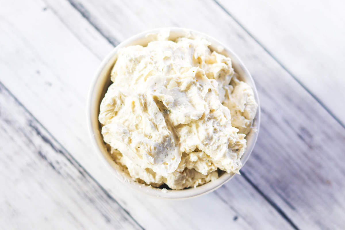 Homemade Whipped Garlic Butter