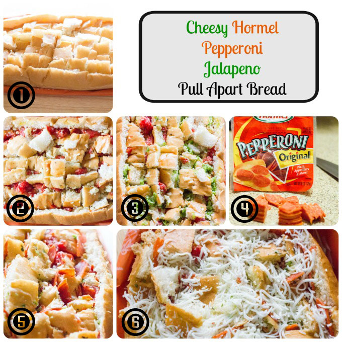 Cheesy Pepperoni Jalapeno Pull Apart Bread Cheesy Pepperoni Jalapeno Pull Apart Bread
