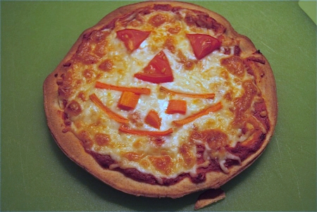 Spooky Kid Pizzas