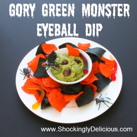 Gory Green Monster Eyeball Dip