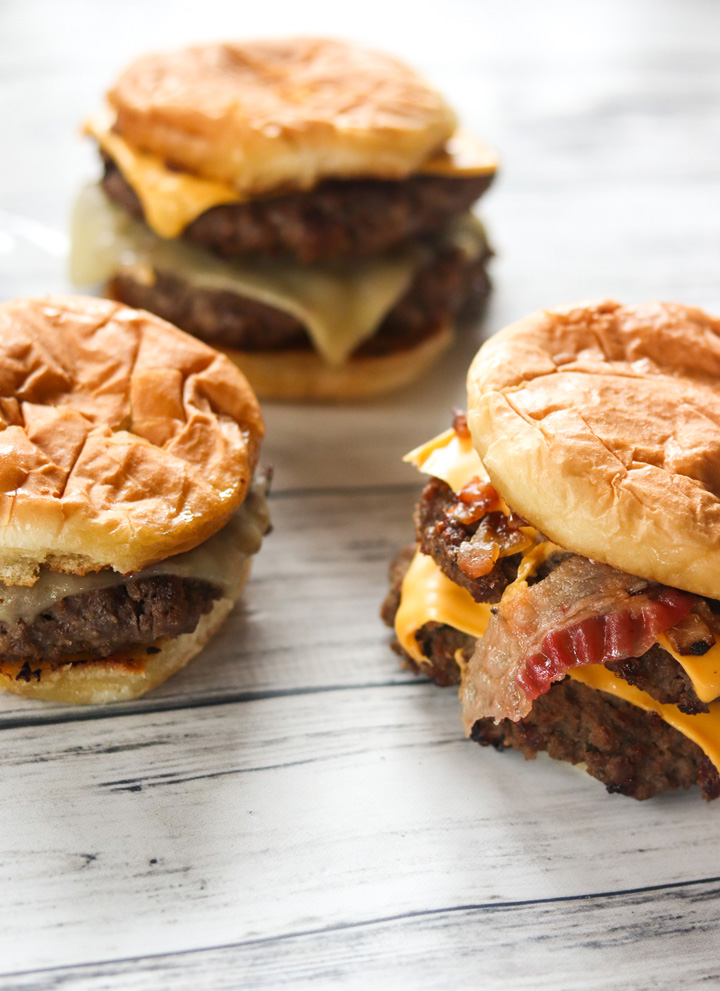 Juicy Griddle Ranch Cheeseburgers