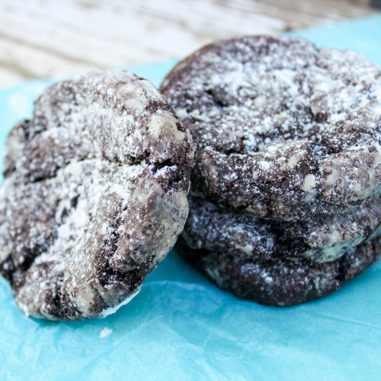 Kahlua Mocha Gooey Butter Cookies