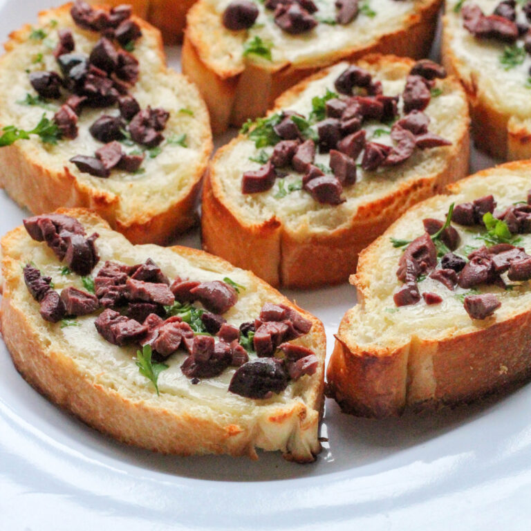 Kalamata Olive and Brie Crostini FEATURED