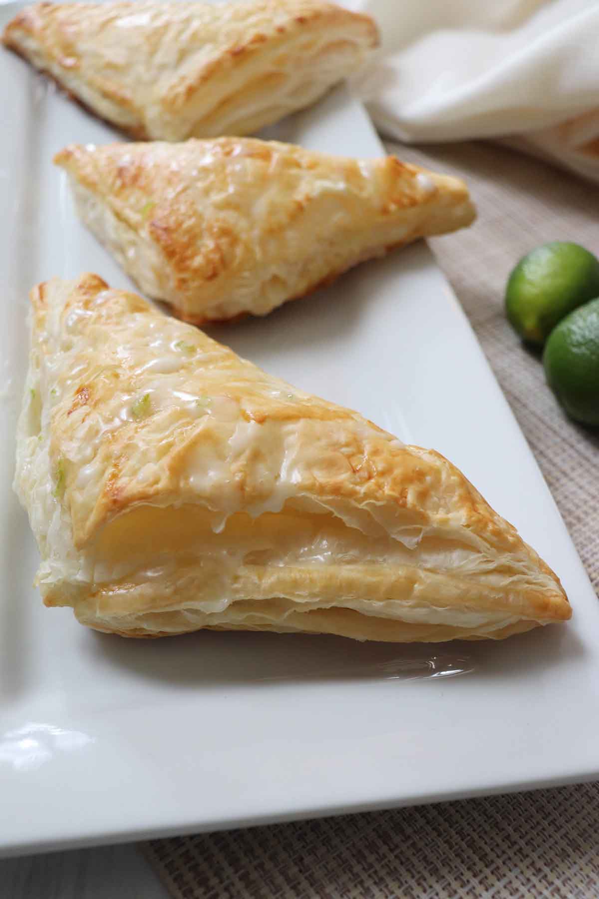 Key Lime Cheesecake Pastries