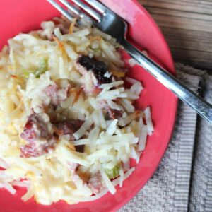Kielbasa Sausage Hashbrown Dinner Casserole