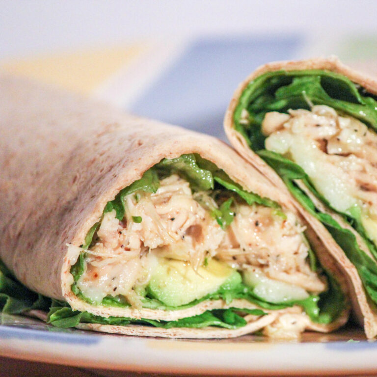 Lemon Pepper Chicken Wraps