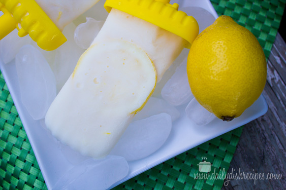 Lemonade Yogurt Popsicles