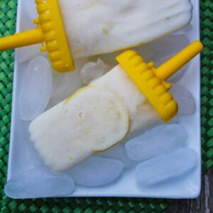Lemonade Yogurt Popsicles