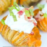 Loaded Hasselback Potatoes