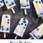 Mango Blueberry Popsicles
