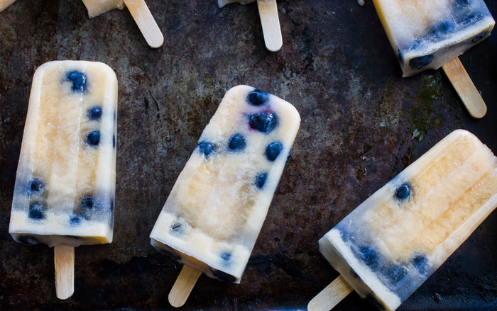 Mango Blueberry Popsicles