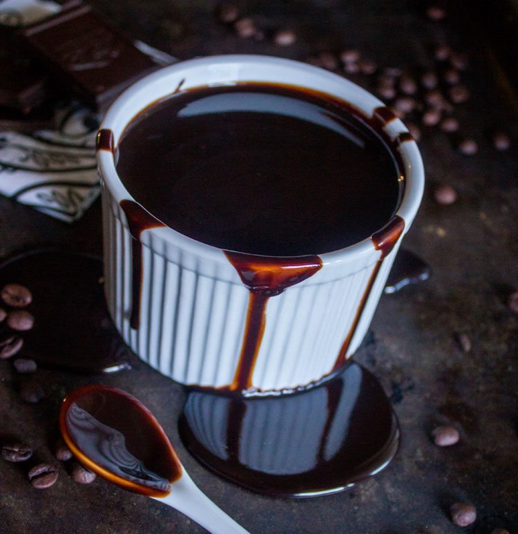 Fast Easy Mocha Fudge Sauce