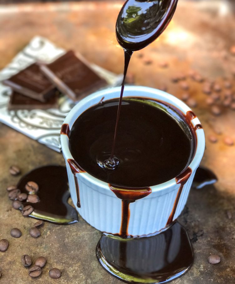 Fast Easy Mocha Fudge Sauce