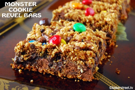Halloween Recipes: Monster Cookie Revel Bars