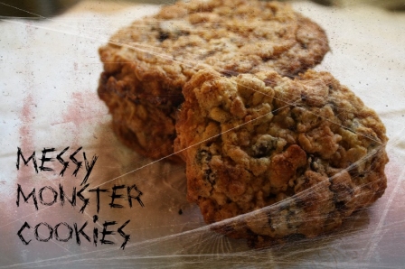 Halloween Recipes: Messy Monster Cookies
