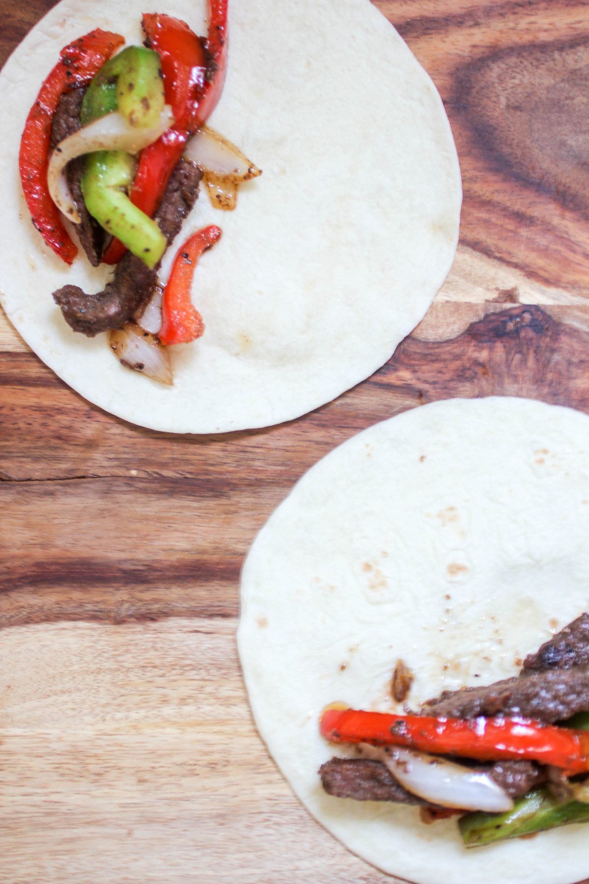 One Skillet Steak Fajitas