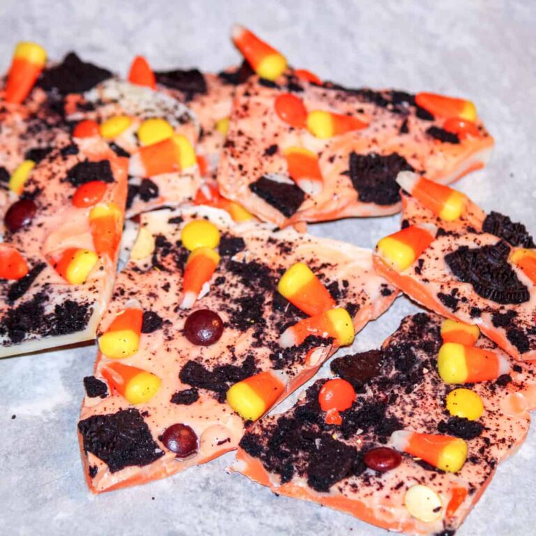 Oreo Candy Corn Halloween Bark