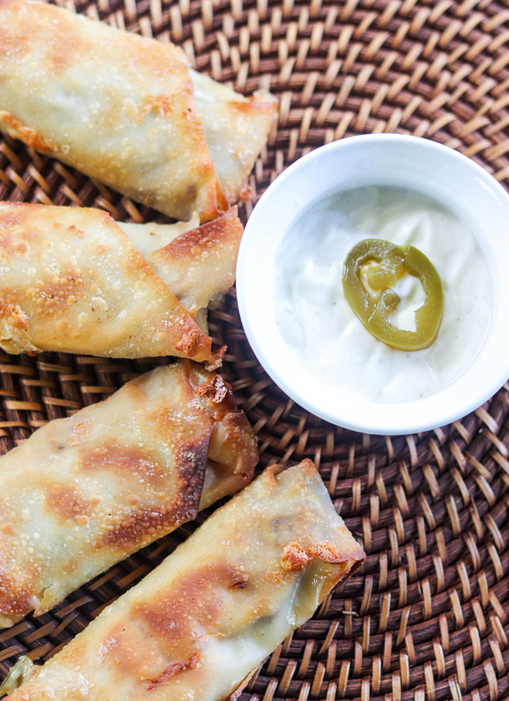 Philly Cheesesteak Egg Rolls
