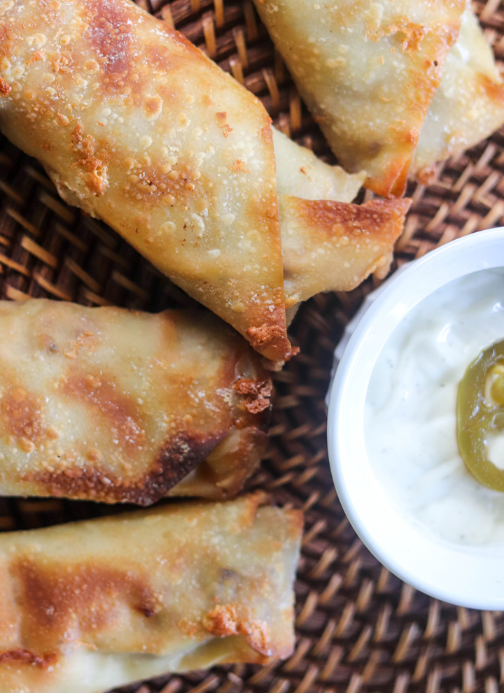 Philly Cheesesteak Egg Rolls