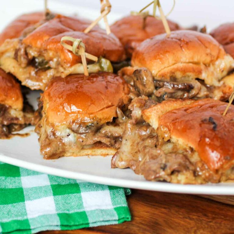 Philly Cheesesteak Sliders