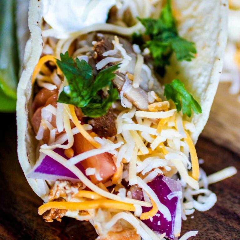 Poblano Lime Chicken Tacos Featured Image