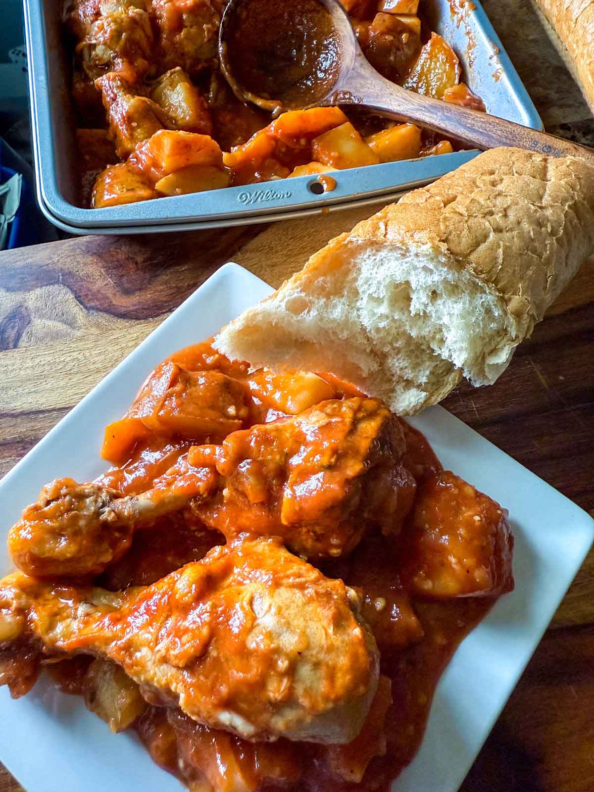 Portuguese chicken and potatoes