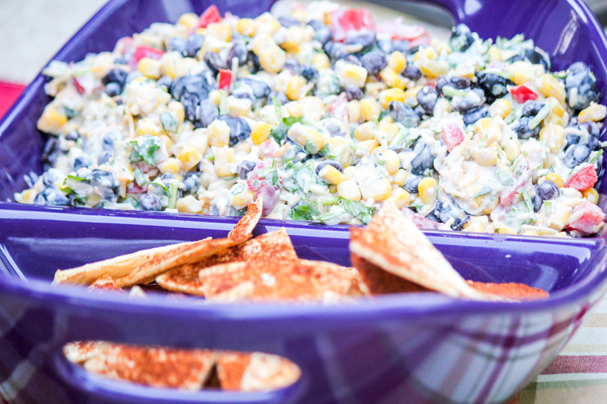 Potluck Corn Black Bean and Cilantro Salsa Dip for a Crowd Potluck Corn Black Bean and Cilantro Salsa Dip for a Crowd