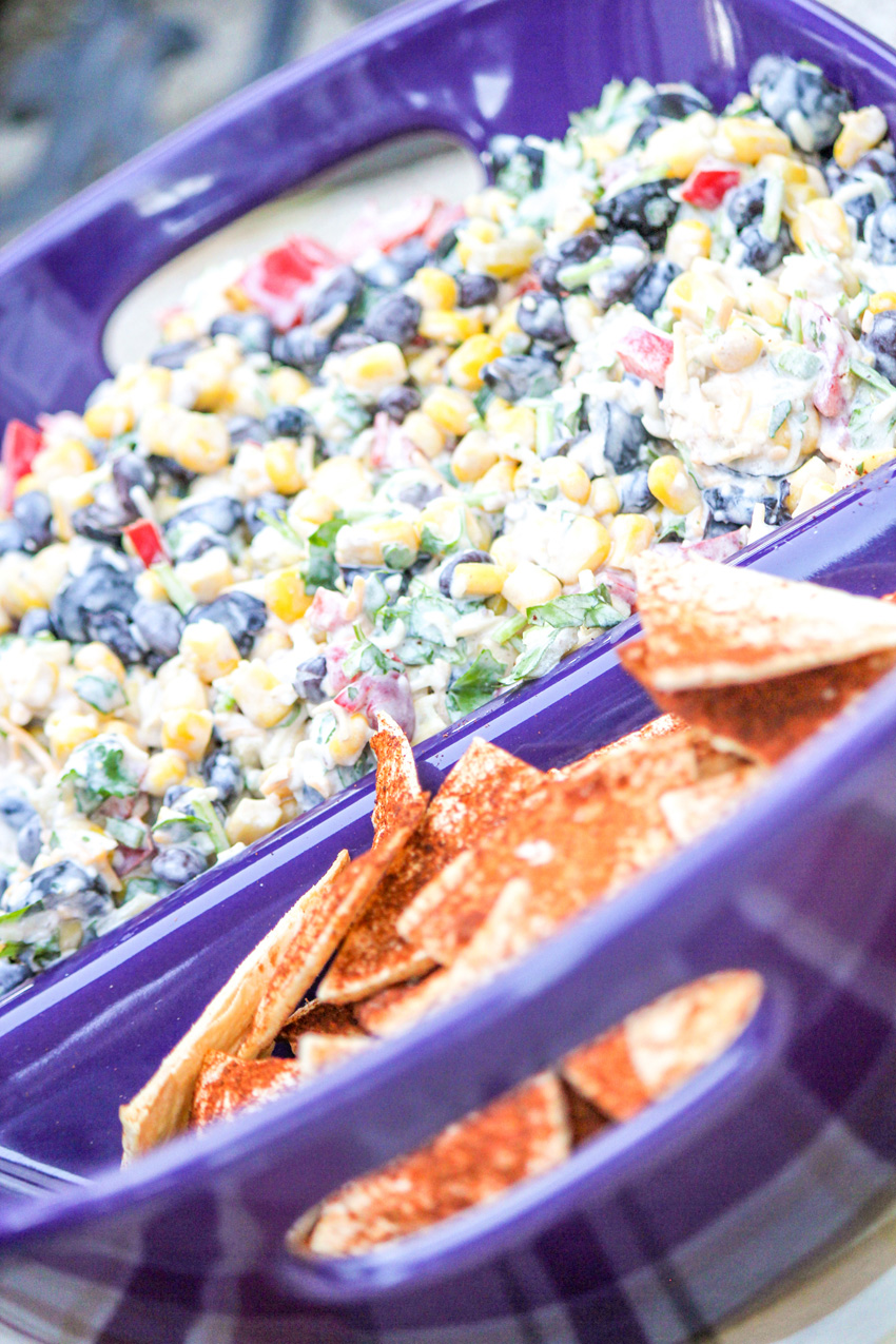 Potluck Corn Black Bean and Cilantro Salsa Dip for a Crowd Potluck Corn Black Bean and Cilantro Salsa Dip for a Crowd