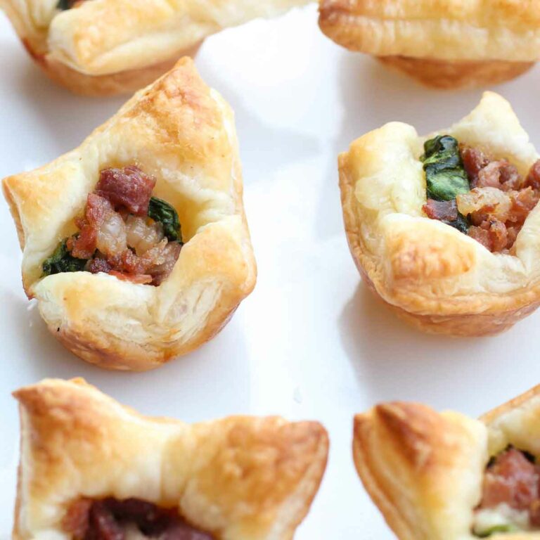 Prosciutto Havarti Spinach Bundles Easy Appetizer
