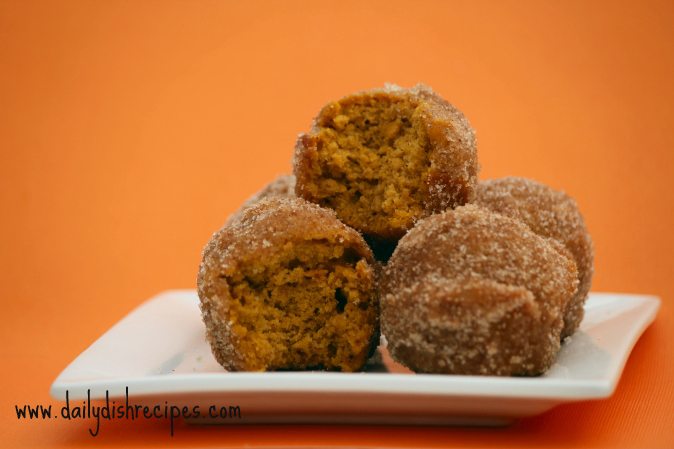 Pumpkin Donut Holes